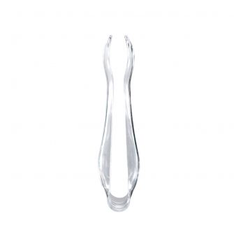 Dining Collection Serving Tongs - Clear Plastic