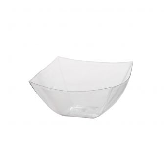 Dining Collection 8 oz. Square Bowl - Clear