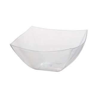 Dining Collection 32 oz. Square Bowl - Clear
