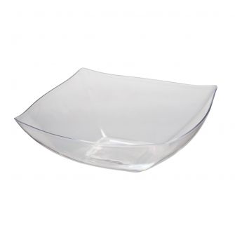 Dining Collection 64 oz. Square Bowl - Clear