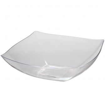 Dining Collection 128 oz. Square Bowl - Clear