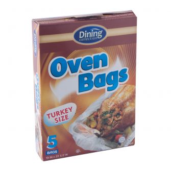 Dining Collection Oven Bags - Turkey Size - 19" x 23.5" - 5 ct.