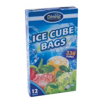 Dining Collection Ice Cube Bags (336 Cubes) - 12 Count
