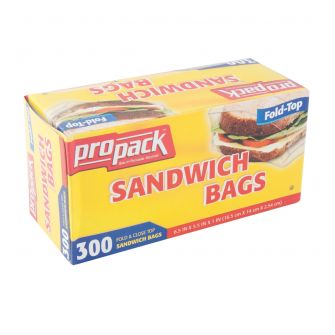 ProPack Fold Top Sandwich Bags - 300 ct.
