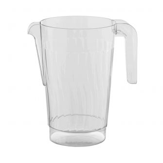 Dining Collection 52oz. Clear Round Plastic Pitcher