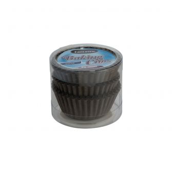 Fantastic Baking Cups (Mini-Size) -  Brown - 72 Count