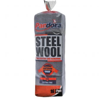 Pandora Steel Wool #00 (Extra Fine) - 16 ct.