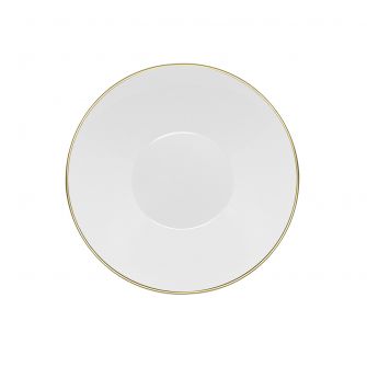 CoupeWare Basic 6 oz. Bowl (White/Gold) - 10 ct.