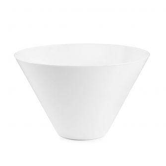 Shapes Collection – 96 oz. Round Serving Bowl (White)