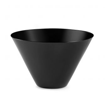 Shapes Collection – 96 oz. Round Serving Bowl (Black)