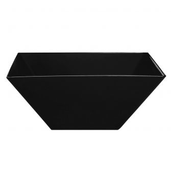 Shapes Collection – 96 oz. Square Serving Bowl (Black)