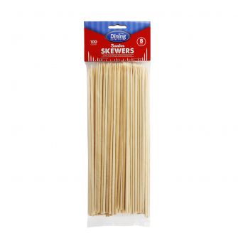 Dining Collection 8" Bamboo Skewers - 100 ct.