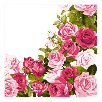 Dining Collection Lunch Napkins - Pretty in Pink - 20 ct.