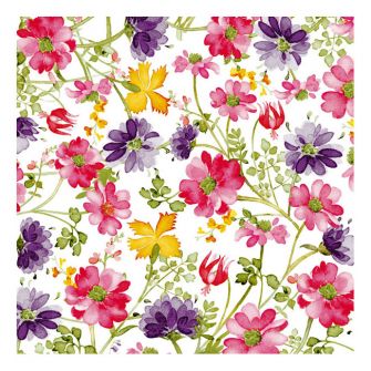 Dining Collection Lunch Napkins - Floral Fantasy - 20 ct.