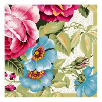 Dining Collection Lunch Napkins - Violets Are Blue - 20 ct.