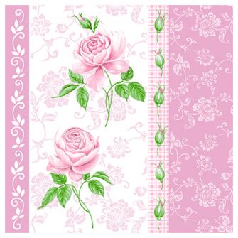 Dining Collection Lunch Napkins Flowers #33