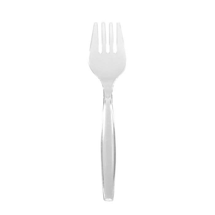 Dining Collection Serving Fork - Clear Plastic