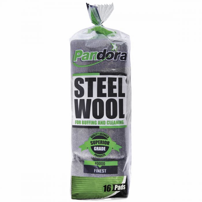 Pandora Steel Wool #0000 (Finest) - 16 ct.