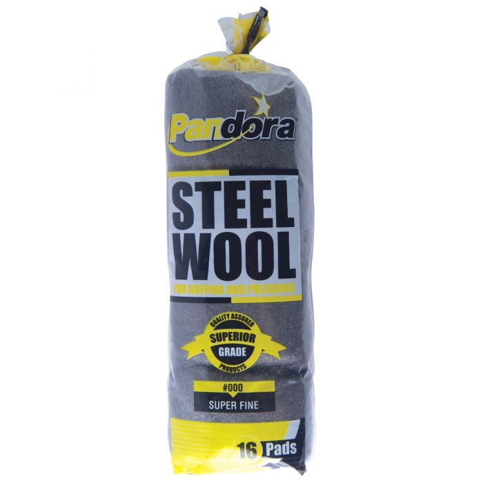 Pandora Steel Wool #000 (Super Fine) - 16 ct.