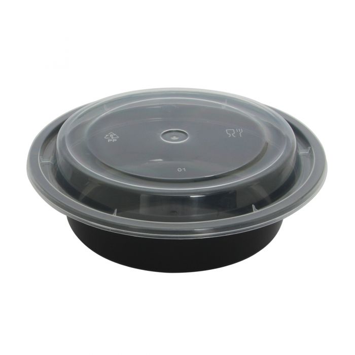 Dining Collection 16 oz. Round Container w/ Lid - 4 ct.