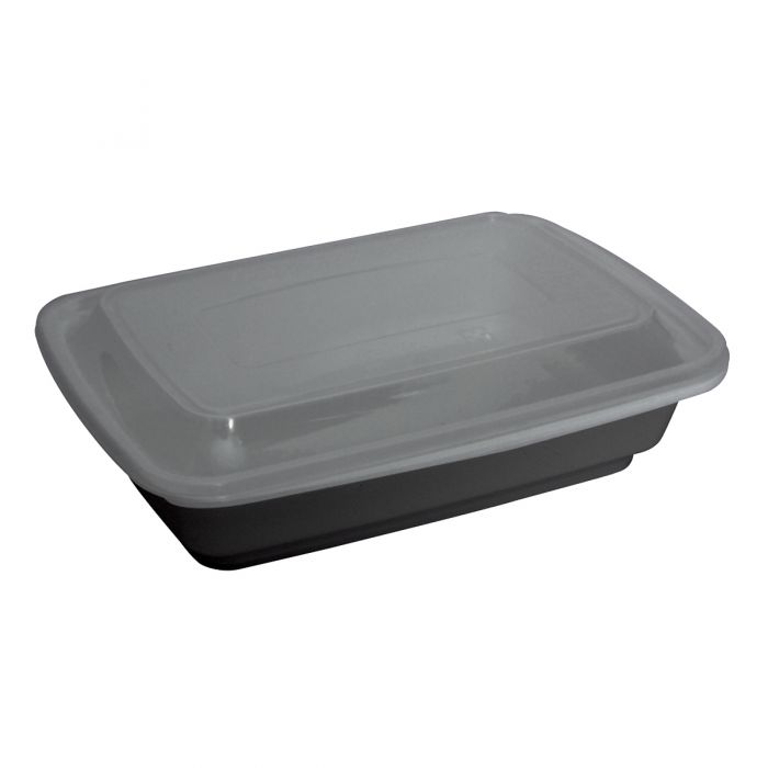 Dining Collection 38 oz. Rectangular Container w/ Lid - 4 ct.
