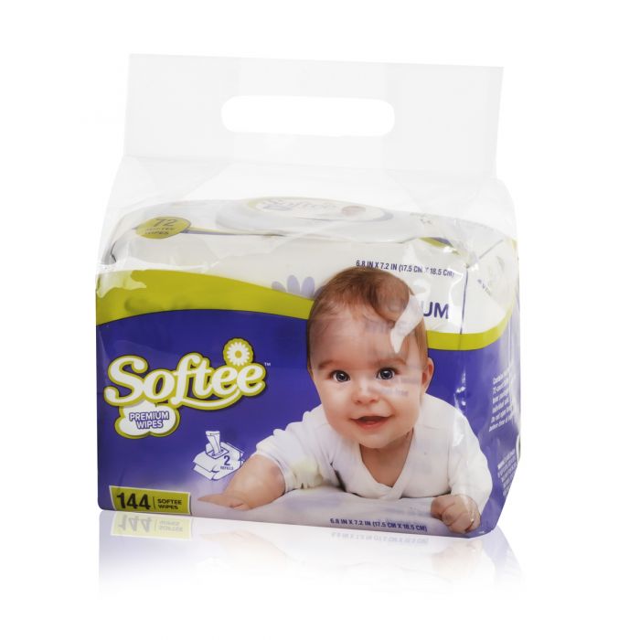 Softee Premium Baby Wipes - 144 ct.