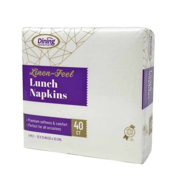 Dining Collection Linen-Feel Lunch Napkins - 40 Ct.