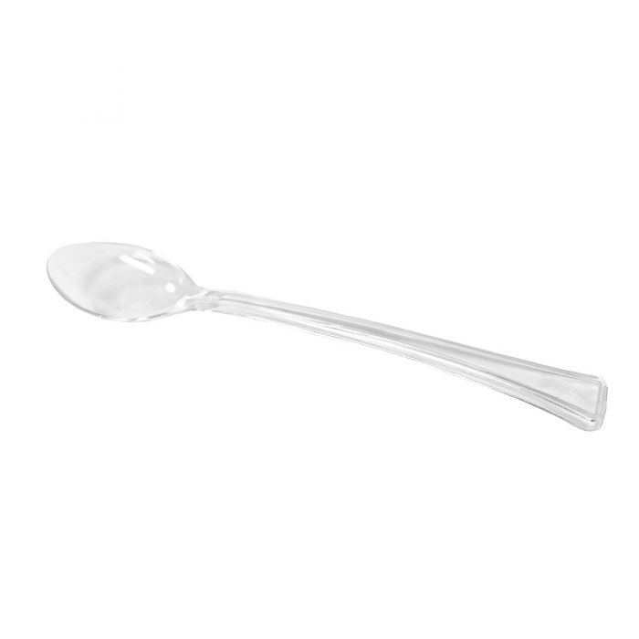 Mini Delights - Clear Plastic Mini Spoons - 40 Count