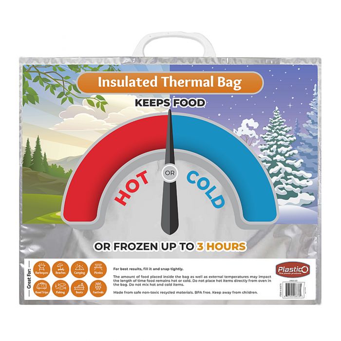 Plastico Hot & Cold Bags (Thermal Insulated) - Large Size - 16" x 20" x 6"