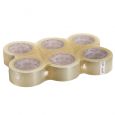 ProPlast Packing Tape (Bulk) - Clear - 2" x 110 yds. - 6 Count