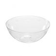 Embellish 9.5" Round Serving Bowls (96 oz.) - Clear Plastic - 50 Count