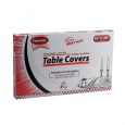 Fantastic Extra Heavy Duty Table Covers - 66" x 160"  - Clear - 10 Count