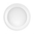 Plastico 7" Plates - White Plastic - 100 Count