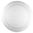Embellish 10" Dinner Plates - Clear Plastic - 20 Count