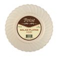 Poise 7.5" Salad Plates - Ivory Plastic - 18 Count