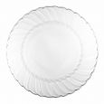 Poise 9" Dinner Plates - Clear Plastic - 18 Count
