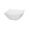 Dining Collection 16 oz. Square Bowl - Clear