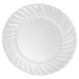 Poise 10.25" Banquet Plates - White Plastic - 18 Count