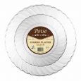 Poise Combo Plates - 7.5” (16) and 10.25” (16) - Clear Plastic - 32 Count