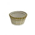 Fantastic Baking Cups (Mini-Size) -  Linear Gold - 72 Count