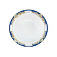 ChinaWare Royal 5 oz. Dessert Bowls - White/Cobalt/Gold - 10 Count