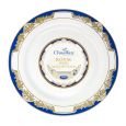 ChinaWare Royal 10" Banquet Plates - White/Cobalt/Gold - 10 Count