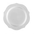 ClassicWare 9" Dinner Plates - White Plastic - 18 Count