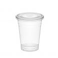 Plastico 16 oz. Cold Cups & Slotted Lids Combo - 12 ct.