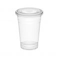 Plastico 24 oz. Cold Cups & Slotted Lids Combo - 10 ct.