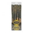 Dining Collection Plastic Polished Gold Knives – 20 Count