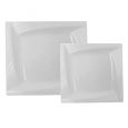 Dimensions Square White Plates Combo Pack - 32 Count
