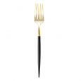 Dining Collection Luxe Series Forks (Black / Gold) - 20 Ct.