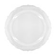 VintageWare 9" Dinner Plates - Clear Plastic - 18 Count