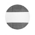 CoupeWare Houndstooth (White/Black)  9" Plates - 10 ct.
